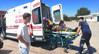 Niksar'da trafik kazası: 1 yaralı