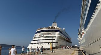 Bodrum'a 2 kruvaziyer, 1144 turist