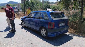 Mudurnu'da Otomobil-Motosiklet Kazası: Sürücü Yaralandı