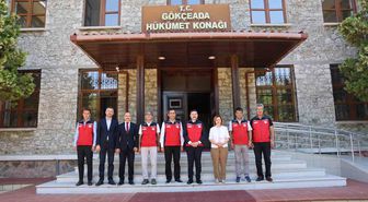 Çanakkale Tarım ve Orman Bakanlığı teşkilatından Kaymakam Acar’a ziyaret