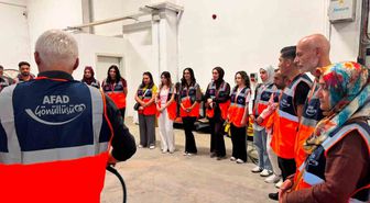 Elazığ'da AFAD Gönüllülerine Afet Müdahale Eğitimi Veriliyor