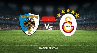 Erzurumspor Galatasaray maçı kaç kaç? MAÇ SONUCU! Erzurumspor Galatasaray golleri kim attı, canlı maç anlatımı!