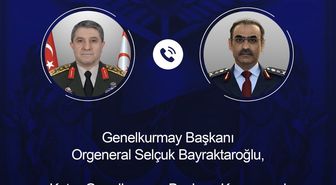 Genelkurmay Başkanları Telefon Görüşmesi Yaptı