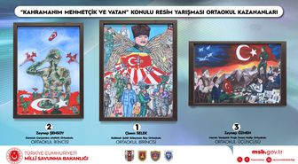 Kahramanım Mehmetçik ve Vatan Resim Yarışması Sonuçlandı