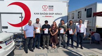 Karapınar’da kan bağışçılarına madalya
