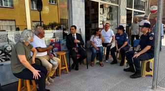 Ayancık Kaymakamı Yalı Mahallesi'nde Esnafla Buluştu