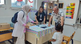 Salıpazarı'nda mevsimlik işçi çocuklarına sağlık taraması
