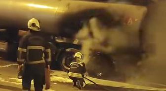 Nurdağı'nda Tanker Yangını: Alevler Korkuttu