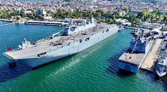 TCG Anadolu TEKNOFEST'te Ziyaretçi Akınına Uğradı