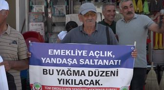 Emeklilerden madencilere destek
