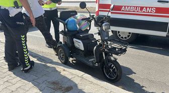 Burdur'da Motosiklet Kazası: Sürücü Yaralandı