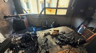 Gölhisar'da Belediye Binasında Yangın