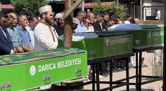 Kocaeli'de Üç Kardeş Son Yolculuğuna Uğurlandı