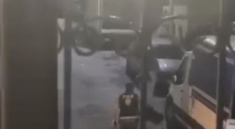 Parkta bıçaklı kız krizi: Polis ikna etti