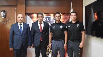 Hatay'da kahraman polislere ödül