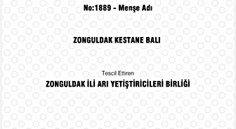 Zonguldak Kestane Balı Coğrafi İşaretle Tescillendi