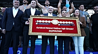 66. Kurtdereli Güreşleri'nde Başpehlivan Mustafa Taş