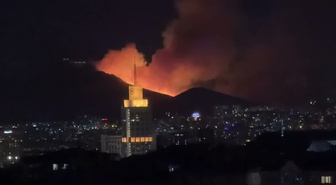 Ankara'nın Mamak ilçesinde yangın