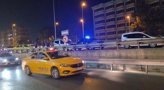D-100'de Şüpheli Araç Paniği: Polis Arama Yaptı, Trafik Kilitlendi