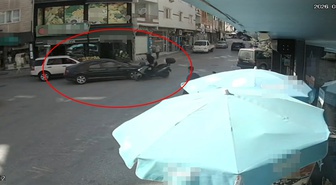 Orhangazi'de motosiklet ile otomobil çarpıştı: Sürücü kaçtı