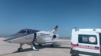 Minik Bebek Uçak Ambulansla Ankara'ya Sevk Edildi