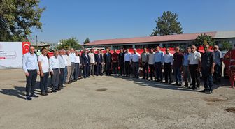 Adıyaman'da Muhtarlara Yangın Tankeri Dağıtıldı