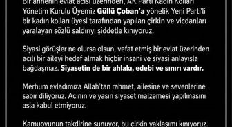 AK Parti'den ölmüş evlat üzerinden yapılan saldırıya kınama