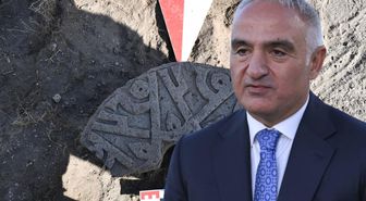 Tarihi fetihten asırlar sonra gün yüzüne çıktı! Bakan Ersoy mübarek gecede duyurdu: Asırlardır taşta yaşayan nişane