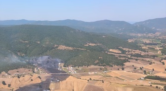 Yenişehir'de Orman Yangınına Müdahale Sürüyor
