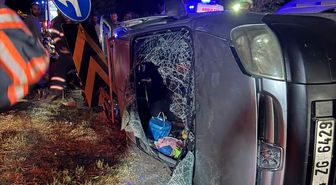 Çankırı'da iki araç çarpıştı: 9 yaralı