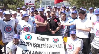 Doruk Madencilik İşçilerinden Yıldızlar SSS Holding Önünde 29 Gündür Süren Eylem: 'Biz Sadaka İstemiyoruz'