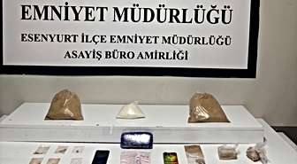 Esenyurt'ta 'zula' evine operasyon: 7 kilo uyuşturucu