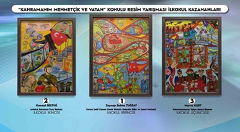 Kahramanım Mehmetçik Resim Yarışması Sonuçlandı