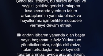 Kerem Aktürkoğlu'ndan sağlık açıklaması: Olumsuz bulgu yok
