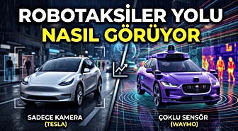 Robotaksiler Nasıl Görüyor? Otonom Sürüşün Sensör Teknolojileri