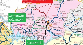 Tunceli-Ovacık Yolu 25 Ağustos'ta Trafiğe Kapatılacak