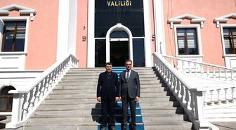 TİHEK Başkanı Şahin, Erzurum Valisi Baruş'u Ziyaret Etti
