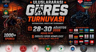 Malatya'da 15 Ülkeden Bin 19 Sporcu Güreşte Minderde