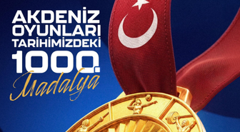 Bakan Bak: Akdeniz Oyunları'nda 1000. madalyaya ulaştık
