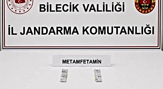 Bilecik'te otomobilde 2 gram metamfetamin ele geçirildi