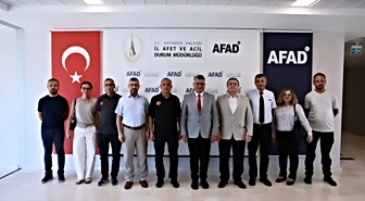 DPÜ Rektörü Kızıltoprak, AFAD İl Müdürlüğünü Ziyaret Etti