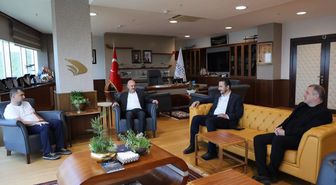 Düzce Üniversitesi Rektörü, Milletvekili ve İl Başkanı ile Bir Araya Geldi