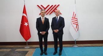 Rektör Kuyrukluyıldız, YÖK Başkanı Özvar'ı Ziyaret Etti