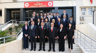 HSK Üyesi Arslan Anamur'da Yargı Mensuplarıyla Buluştu