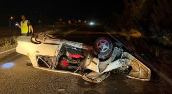 Karabük'te Takla Atan Otomobilde 1 Yaralı