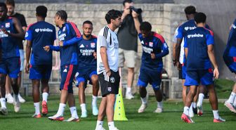 Lyon, Fenerbahçe maçı öncesi son antrenmanını yaptı