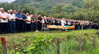 Ordu'da derede bulunan iki kız kardeş son yolculuğuna uğurlandı