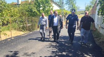 Kaymakam Göktaş, Engelli Vatandaşın Taşlık Yolunu Asfaltlattı