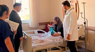 Tercan Devlet Hastanesi'nde Yatan Hastalar Ziyaret Edildi