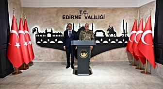 YAŞ kararıyla Edirne'ye atanan Tümgeneral Ala, Vali Sezer'i ziyaret etti